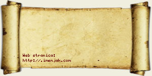 Jana Balašević vizit kartica